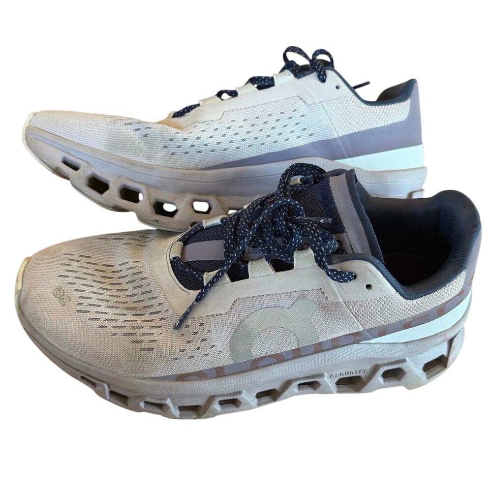 On Cloudmonster Running Shoes Pearl Arctic Purple Womens Sz 9.5 Sneakers Active - Picture 2 of 7